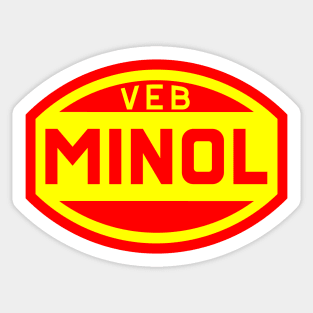 VEB Minol logo (original in 2c) Sticker